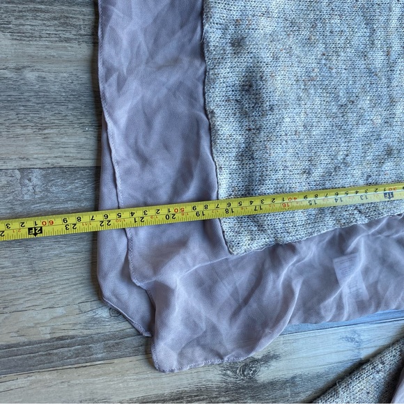 Tan Boutique Aryn K Knit and Mesh Sweater - Picture 4 of 6